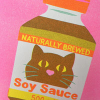 Soy Sauce Riso Print