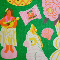 Tropical Riso Print