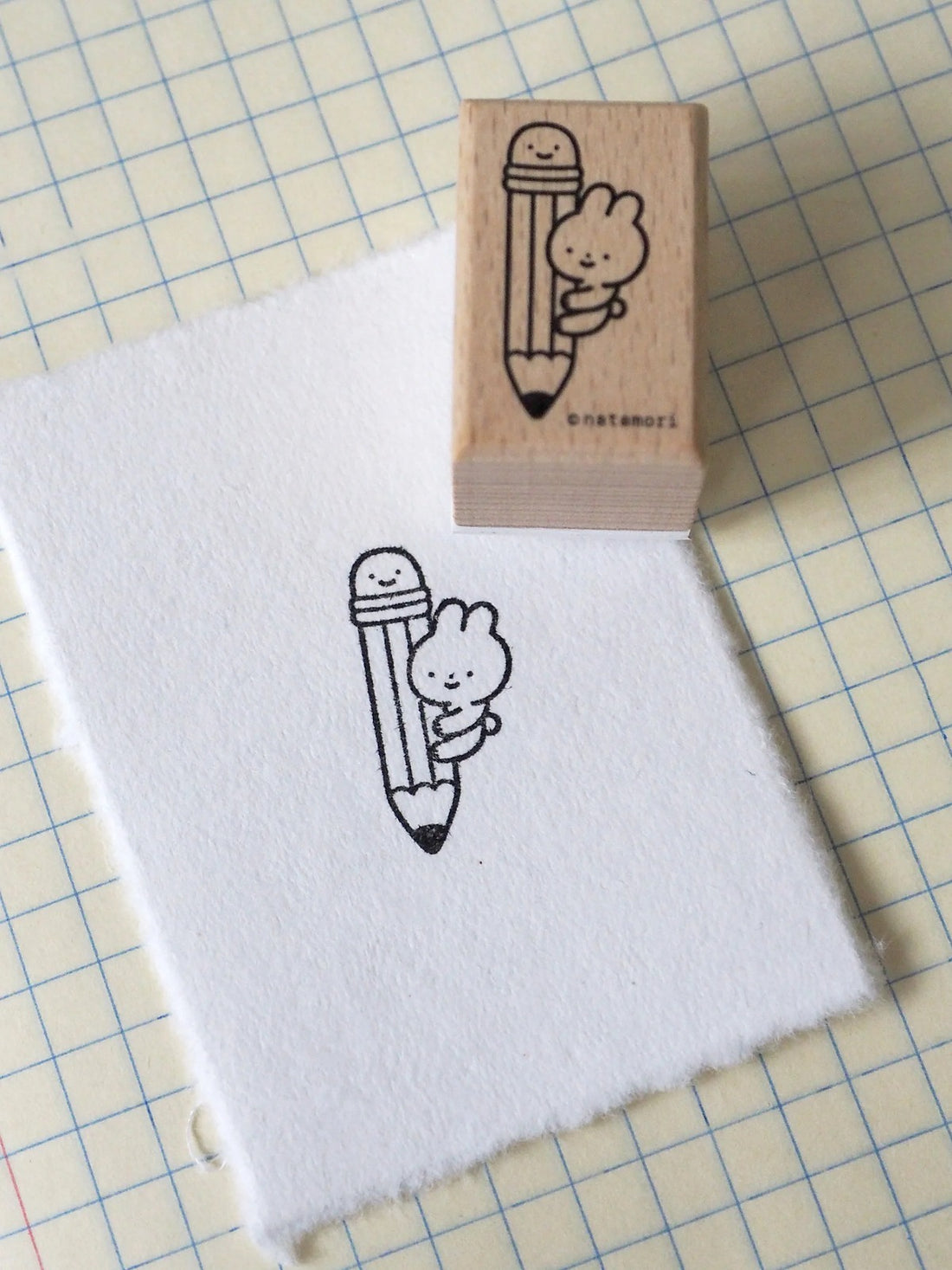 Bunny Pencil Stamp