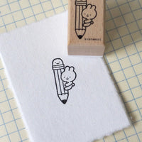 Bunny Pencil Stamp