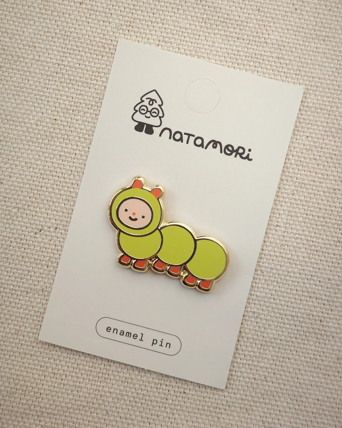 Caterpillar Enamel Pin
