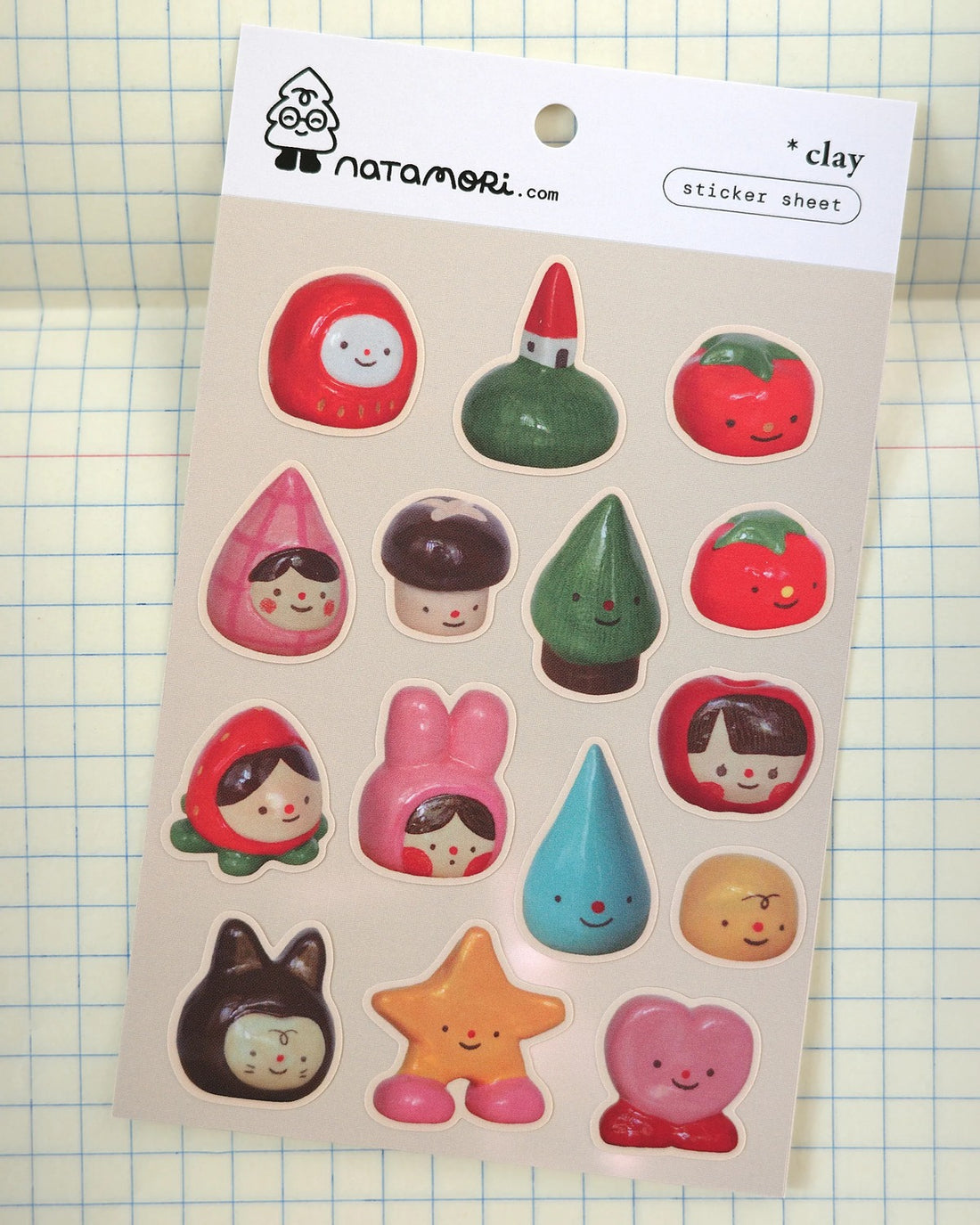 Clay Sticker Sheet