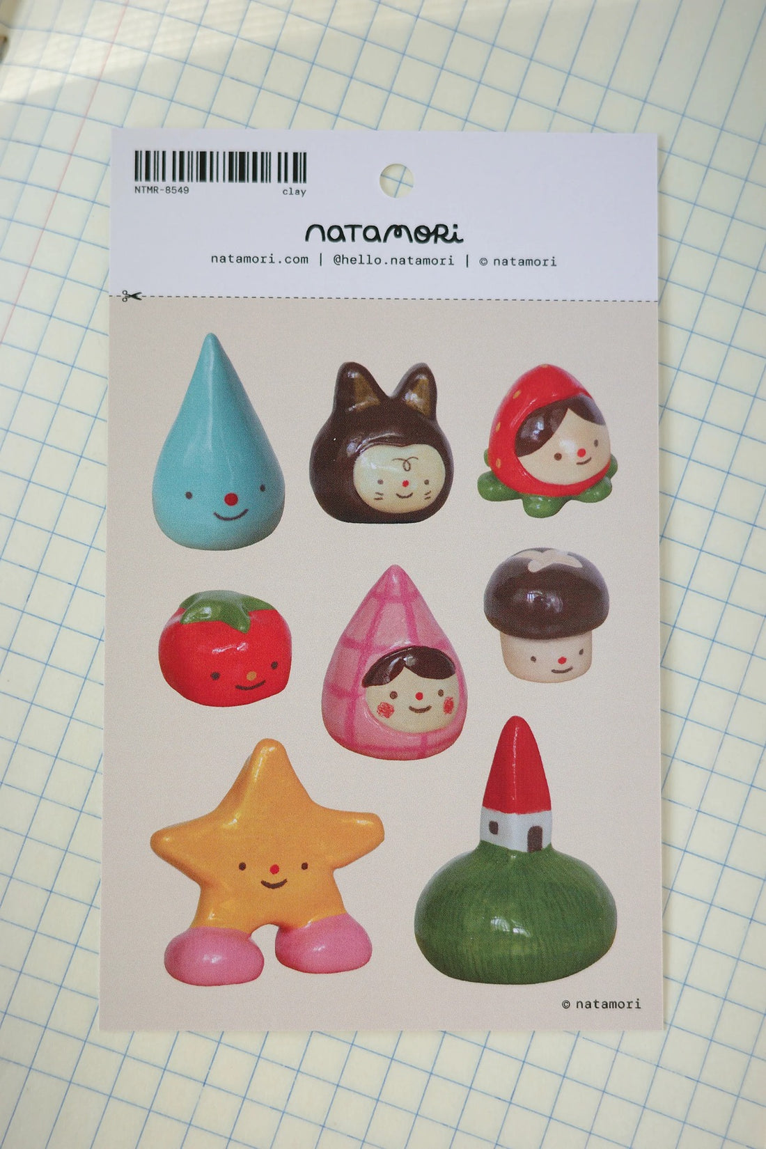 Clay Sticker Sheet