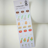 Cooking Staples Washi Sticker Sheet