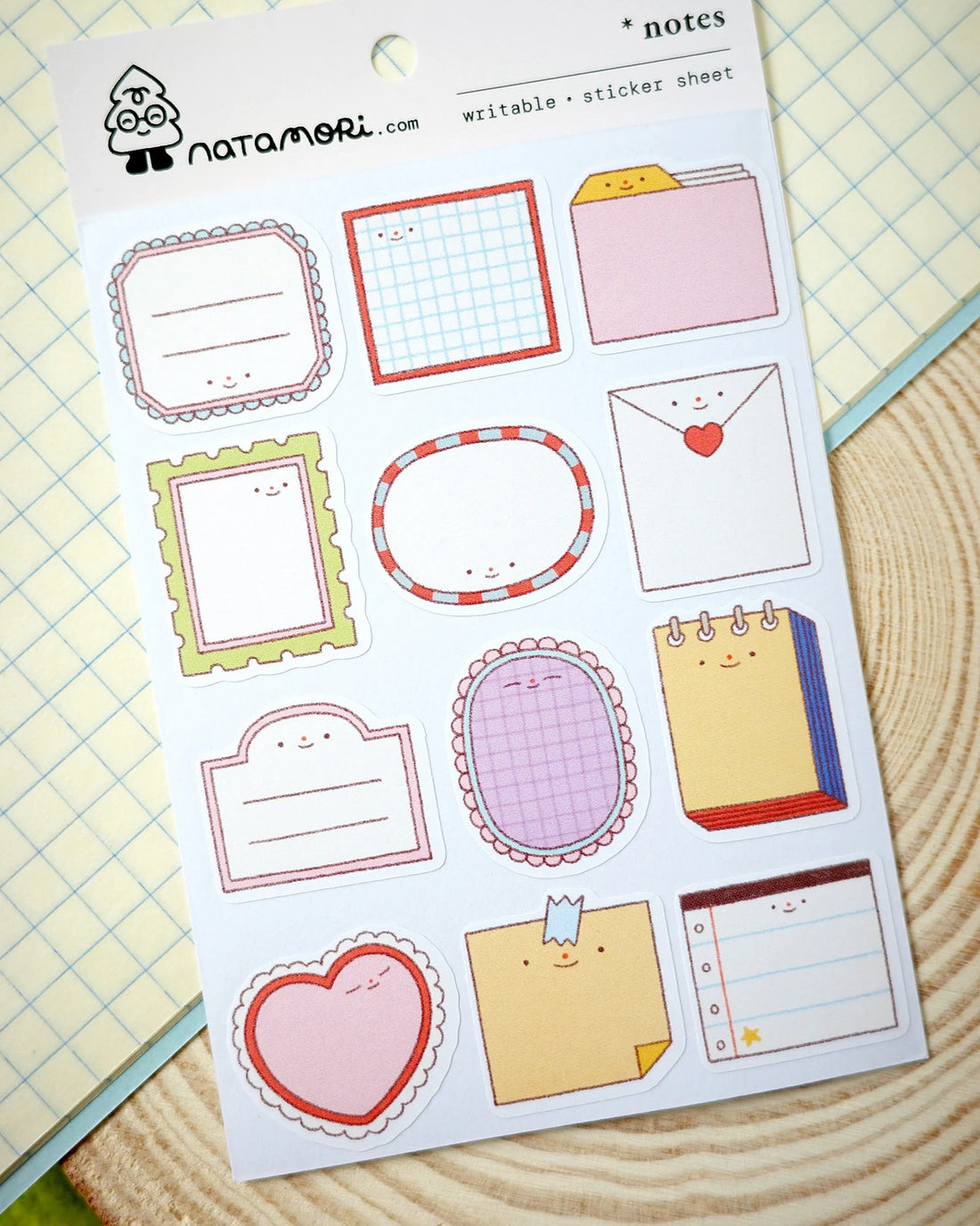 Notes Writable Sticker Sheet