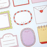 Notes Writable Sticker Sheet