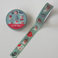 Red & Blue Washi Tape