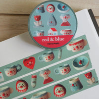 Red & Blue Washi Tape
