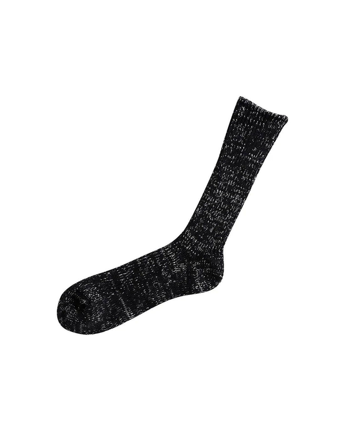 Hemp Cotton Ribbed Socks - Black