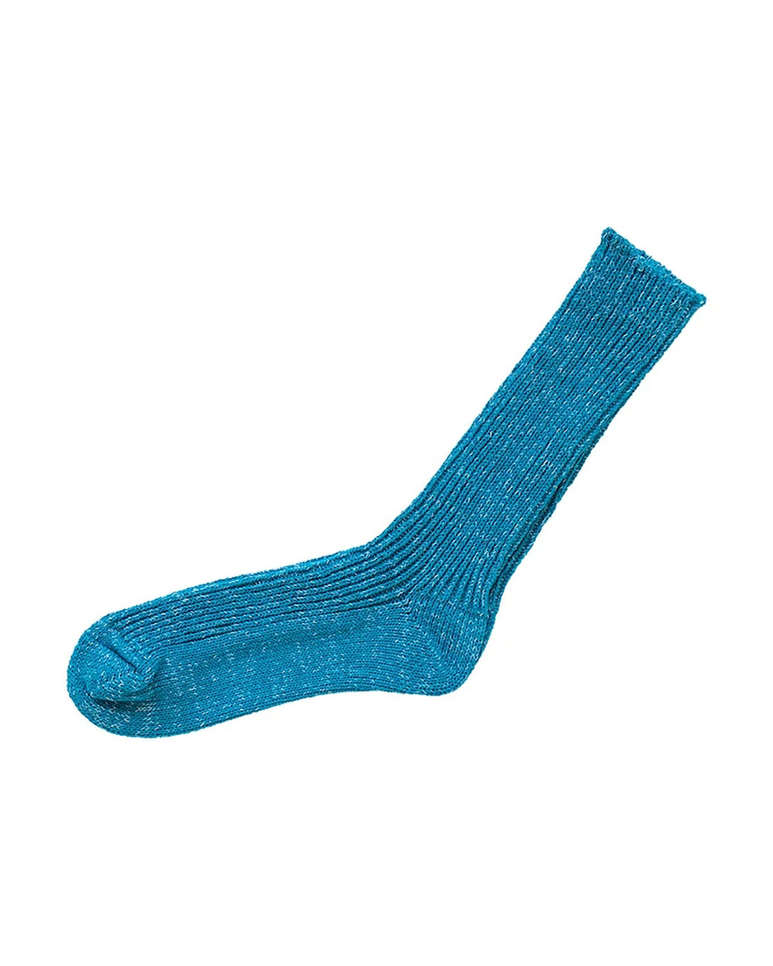 Hemp Cotton Ribbed Socks - Blue