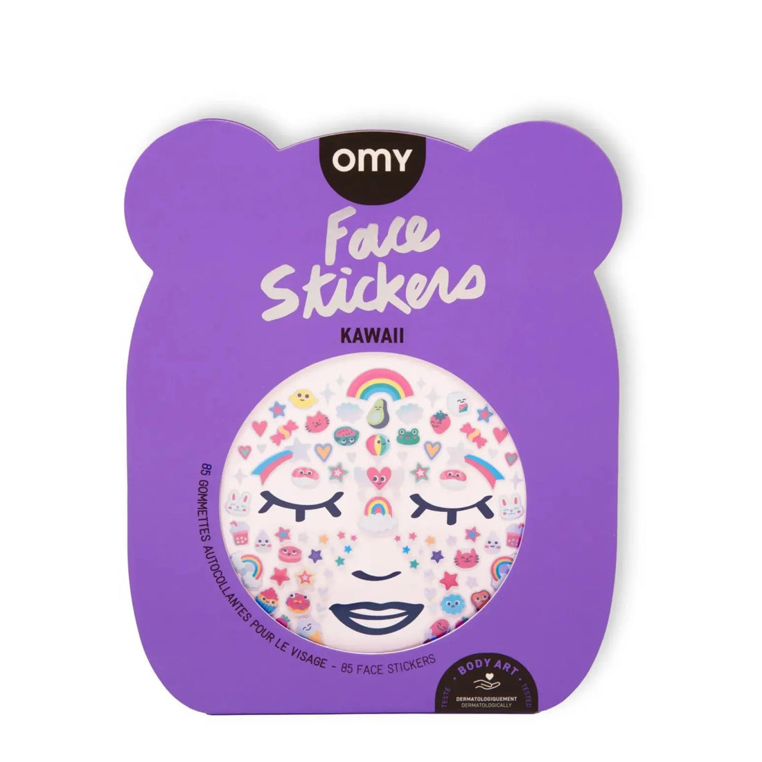 Face Stickers - Kawaii - Parkette.