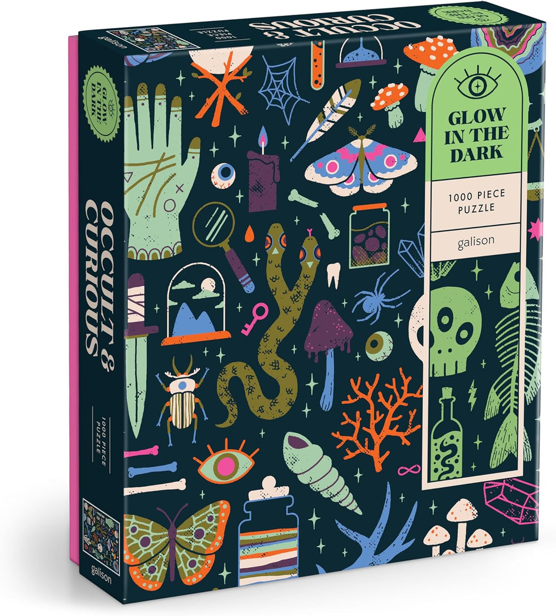 Occult and Curious 1000 Piece Glow in The Dark Puzzle - Parkette.