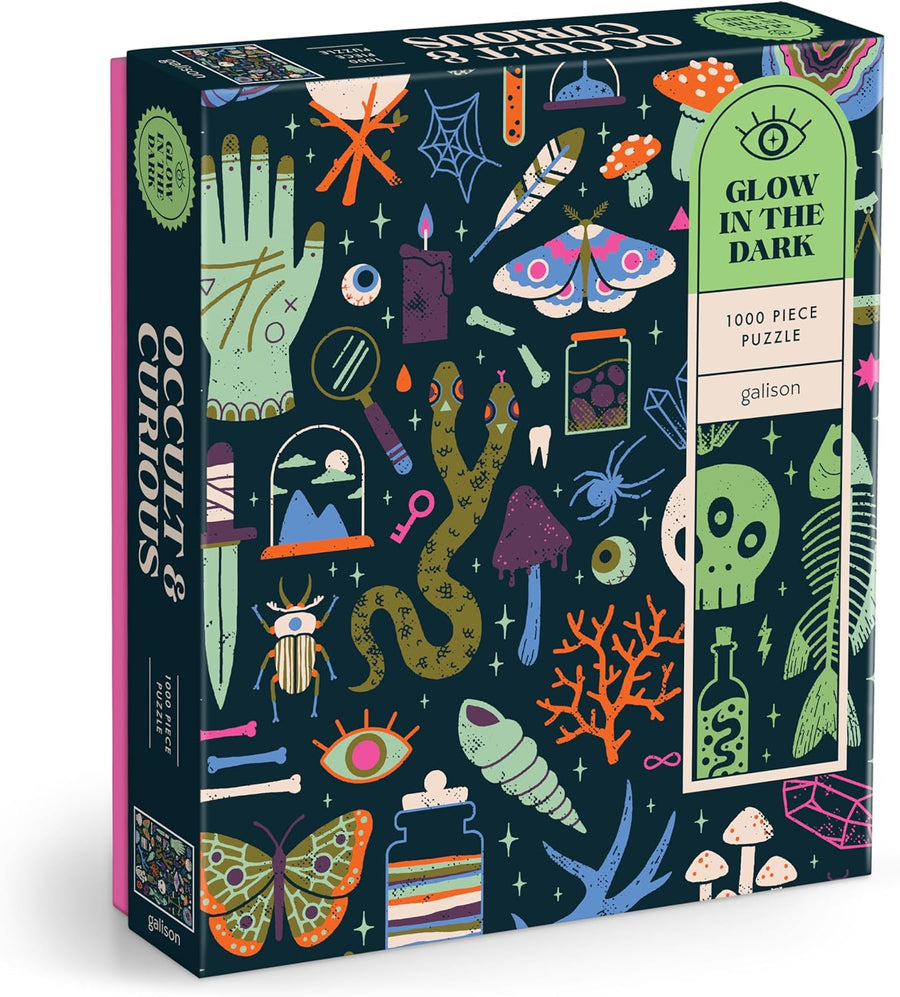 Occult and Curious 1000 Piece Glow in The Dark Puzzle - Parkette.