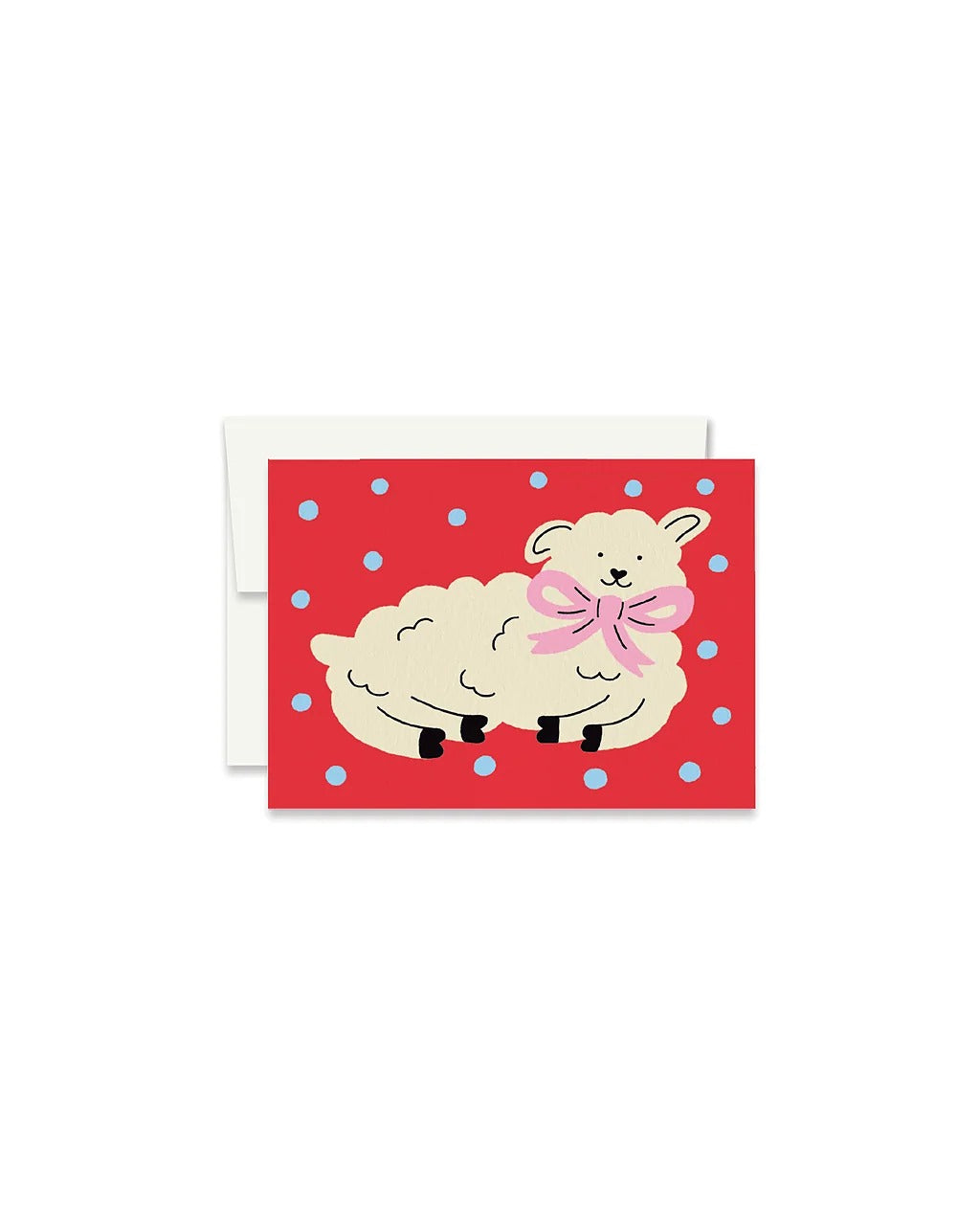 Agneau Mini Greeting Card - Parkette.