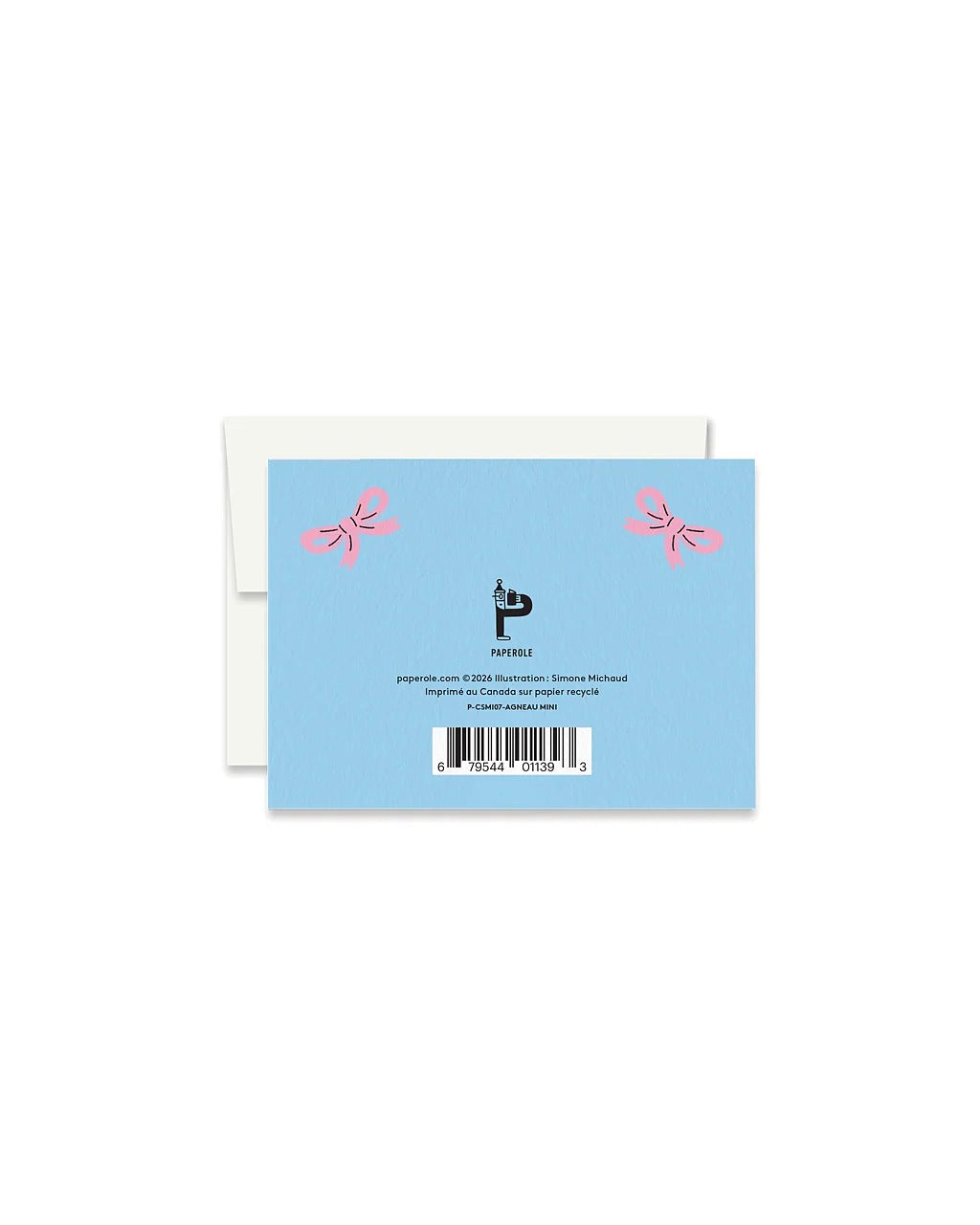Agneau Mini Greeting Card - Parkette.