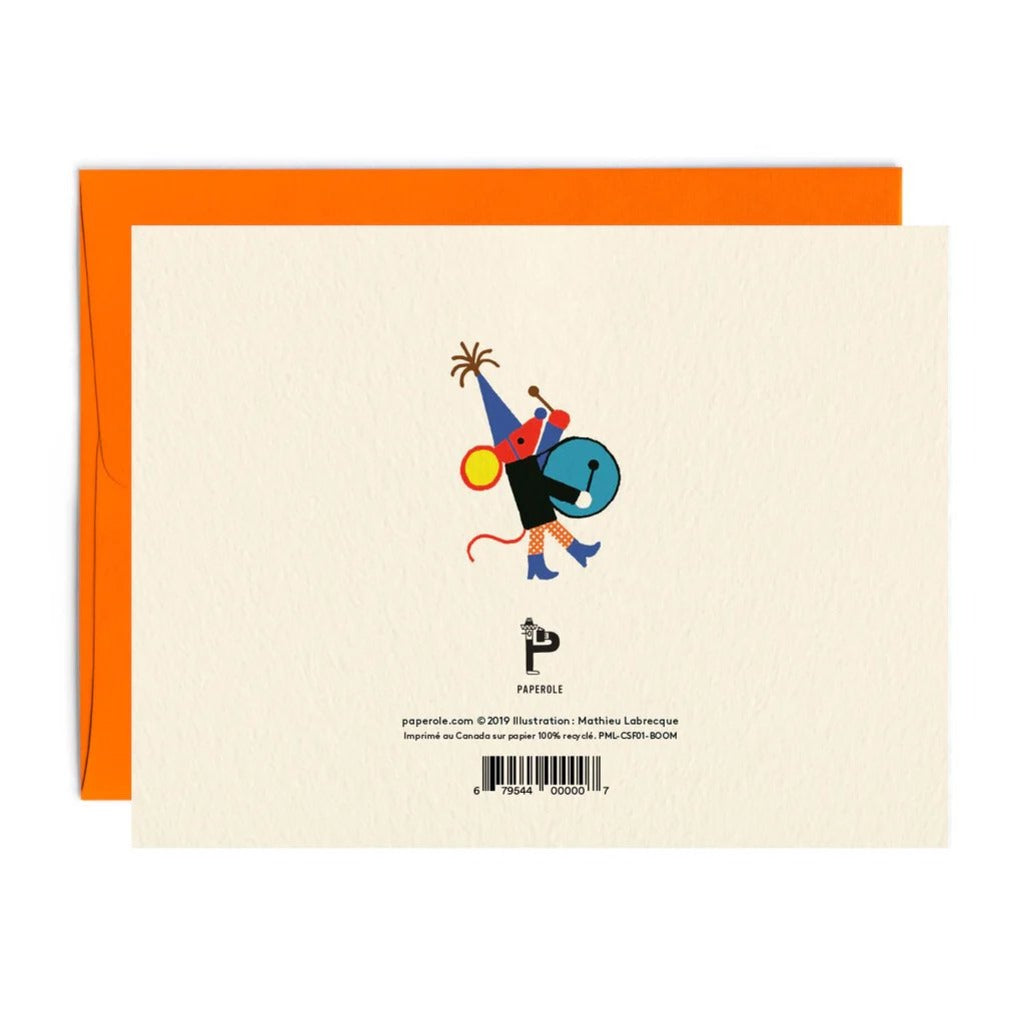 Boom Greeting Card - Parkette.