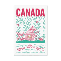Cabane Au Canada Postcard - Parkette.
