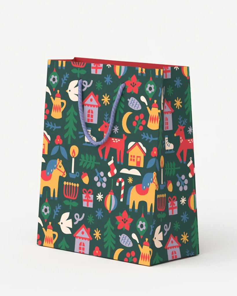 Folk Medium Gift Bag - Parkette.