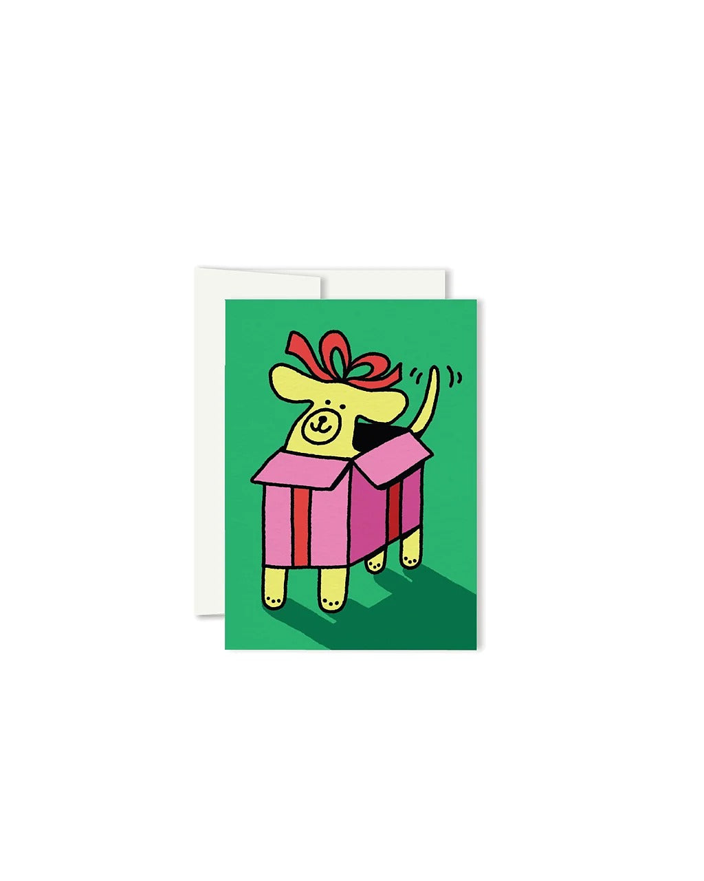 Joyeux Toutou Mini Greeting Card - Parkette.
