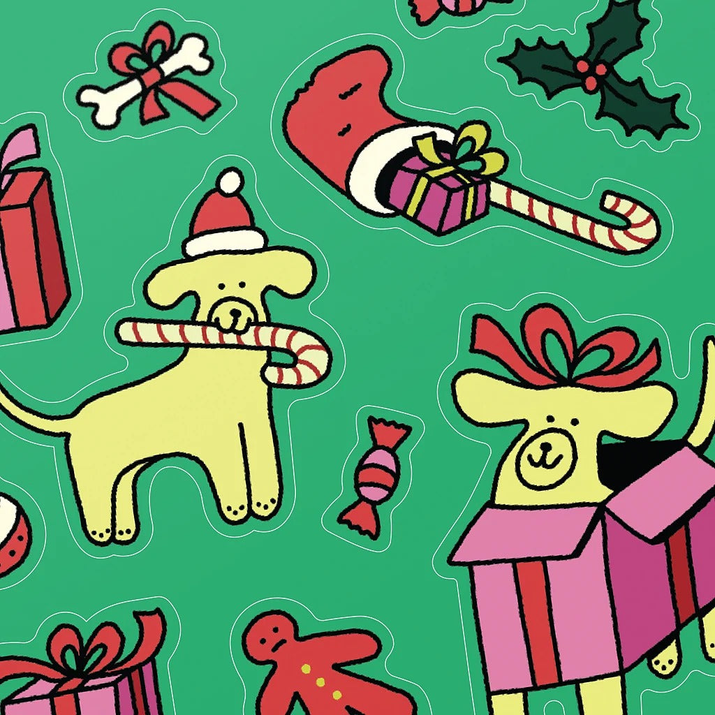 Joyeux Toutou Sticker Sheet - Parkette.