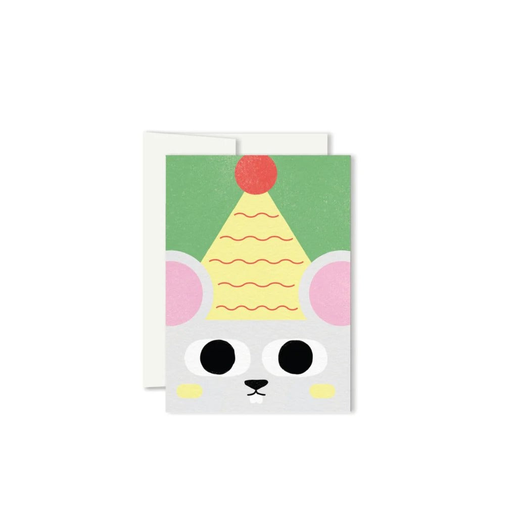 Mouse Mini Greeting Card - Parkette.