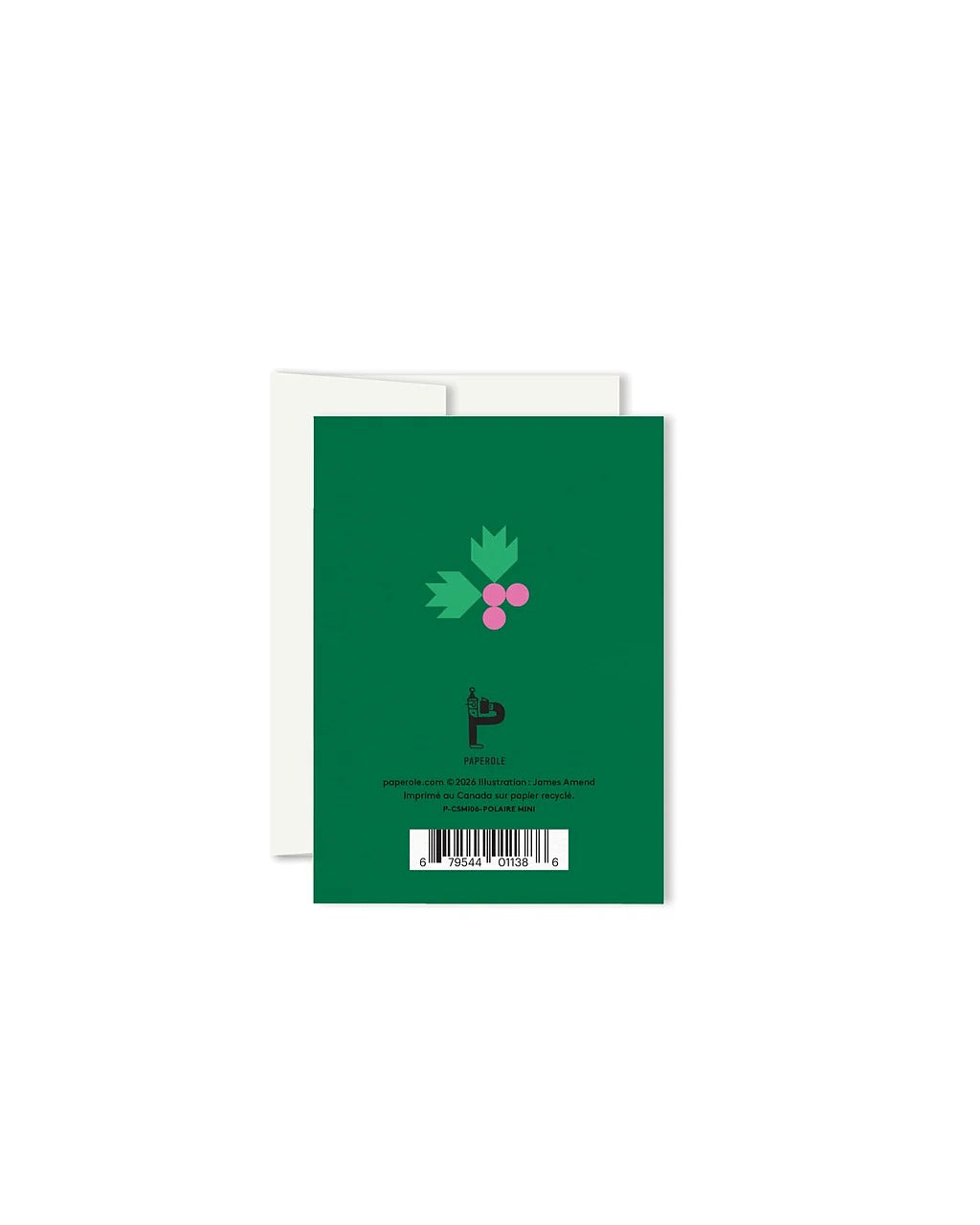 Polaire Mini Greeting Card - Parkette.