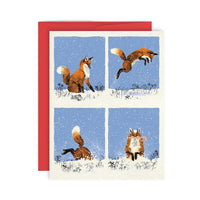 Renard Curieux Greeting Card - Parkette.