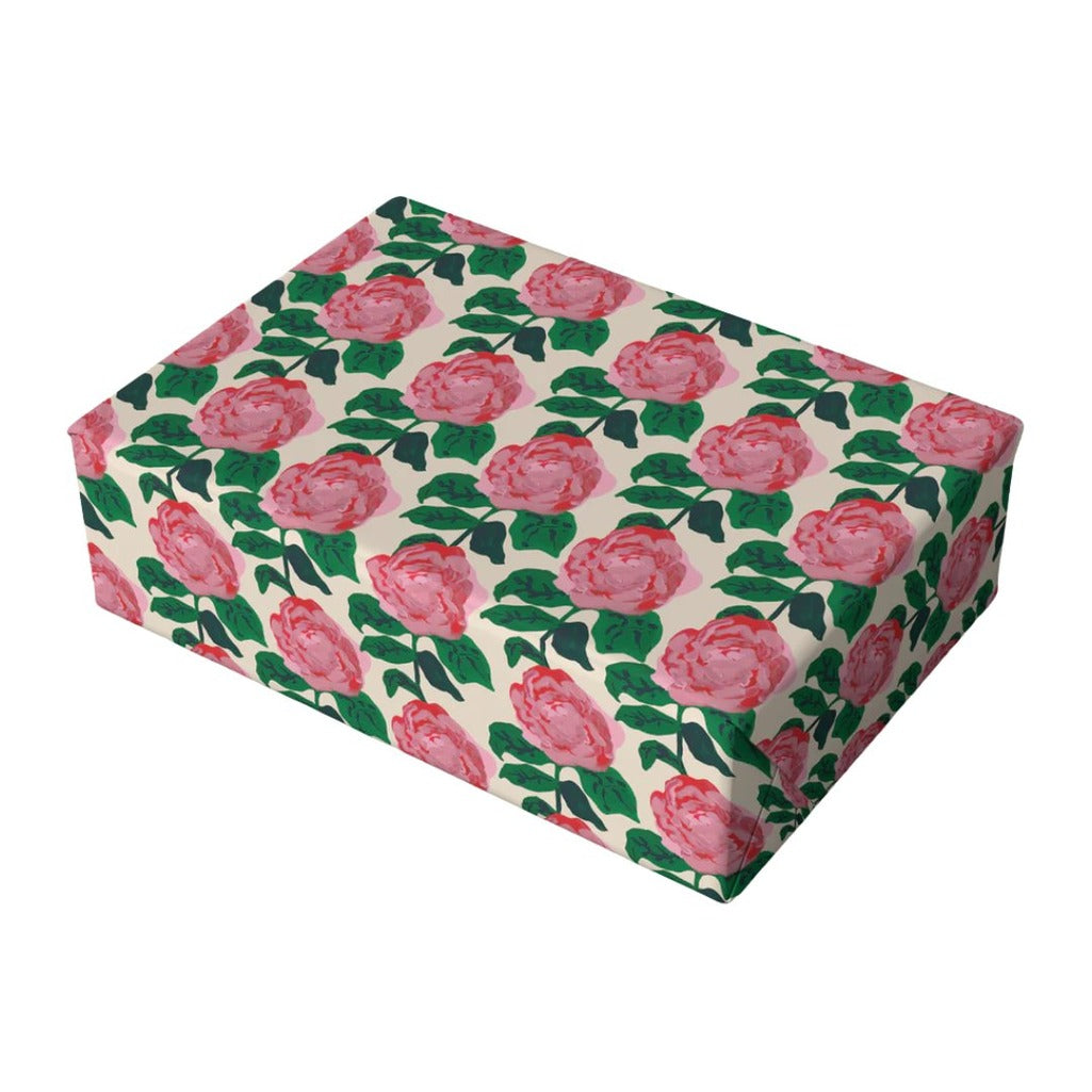 Roses Gift Wrap - Single Sheet - Parkette.