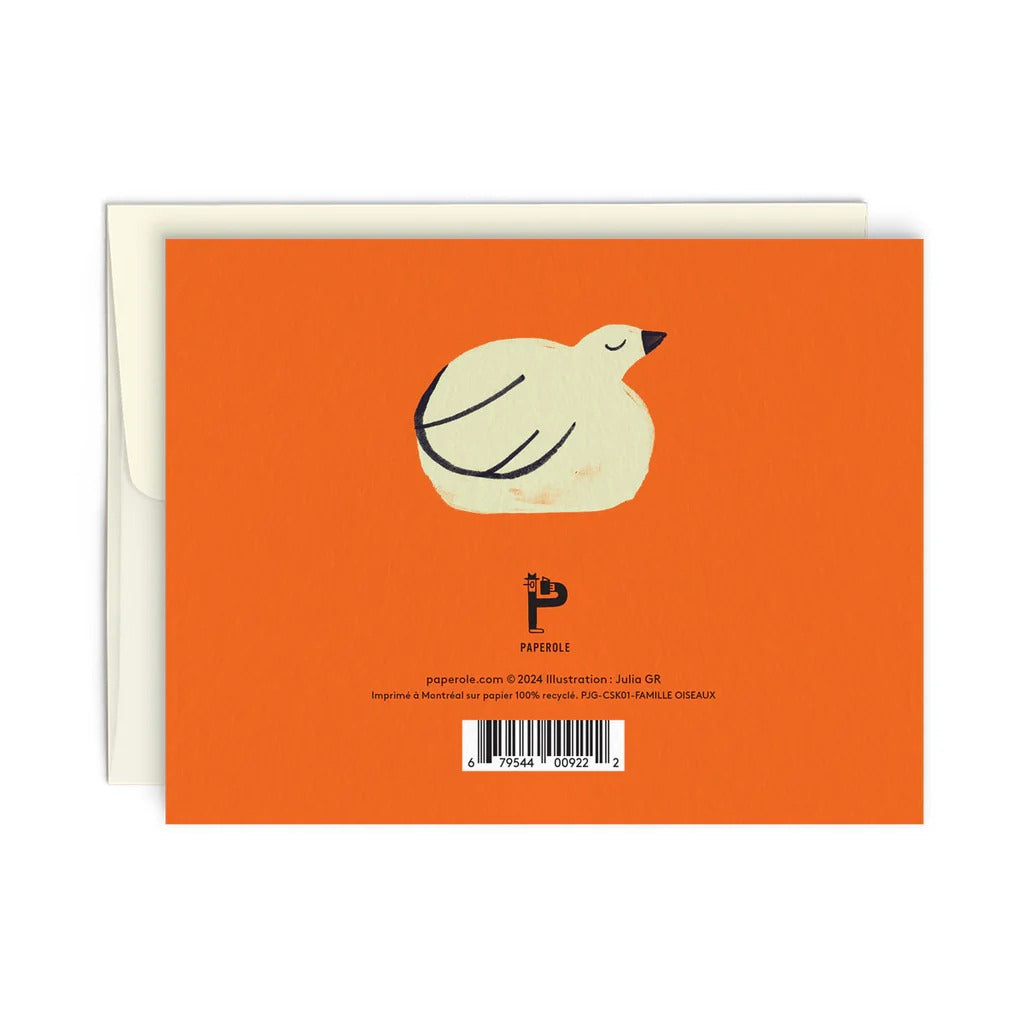 Bird Family Greeting Card - Parkette.