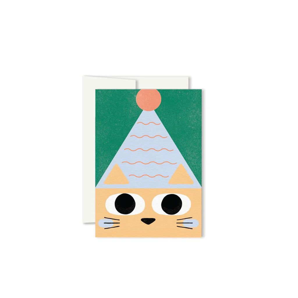 Birthday Cat Mini Card - Parkette.
