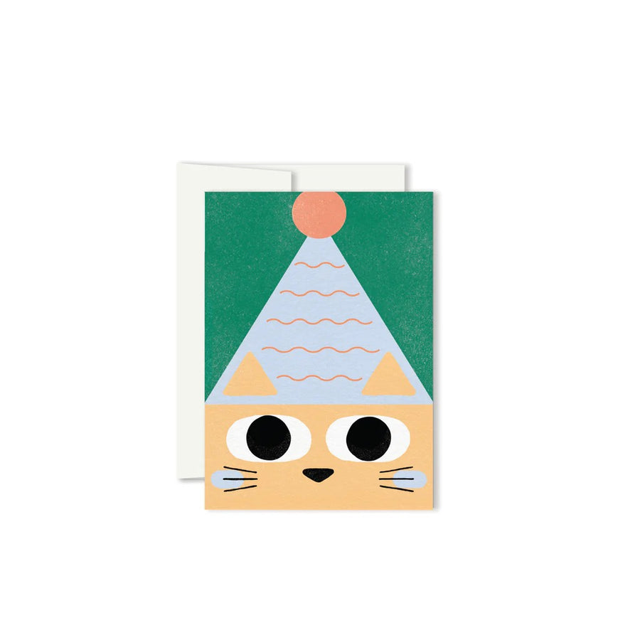 Birthday Cat Mini Card - Parkette.