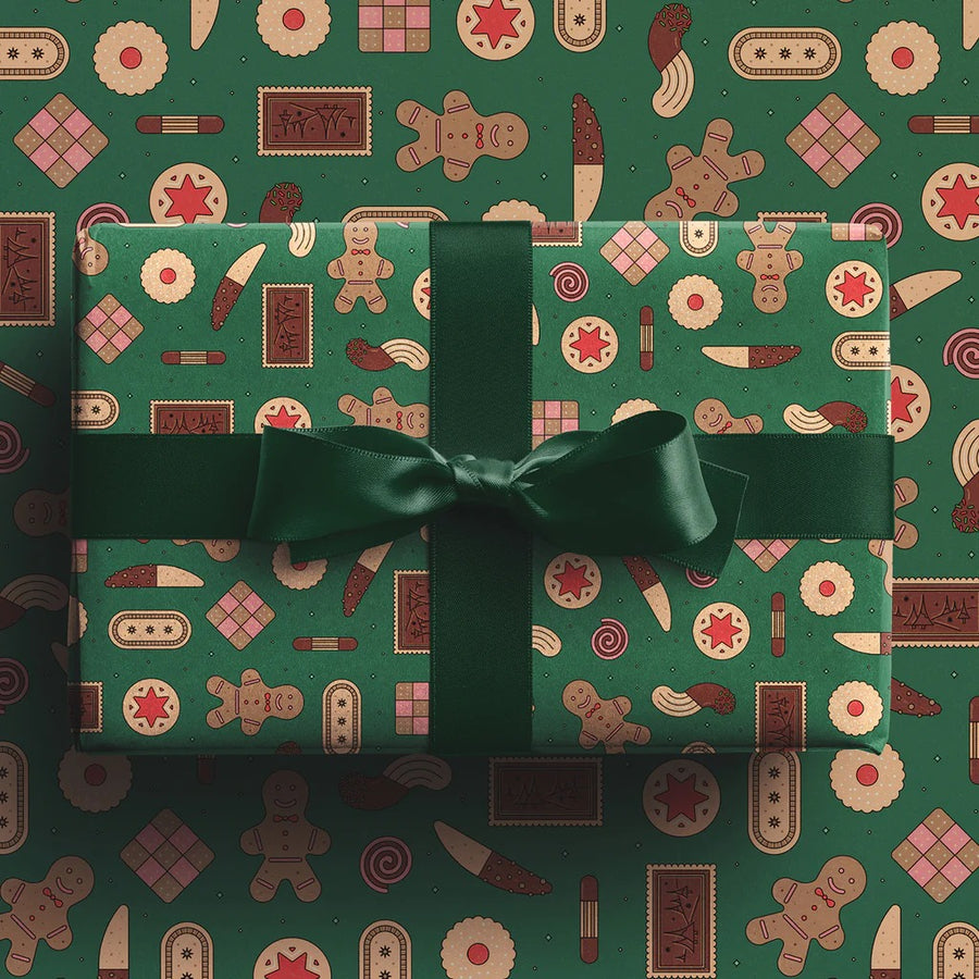 Friandises Gift Wrap - Set of 3 Sheets - Parkette.