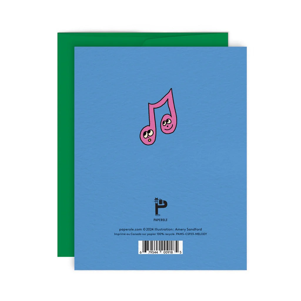 Melody Birthday Greeting Card - Parkette.