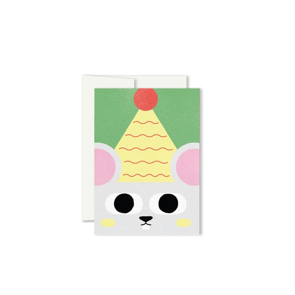 Birthday Mouse Mini Card - Parkette.