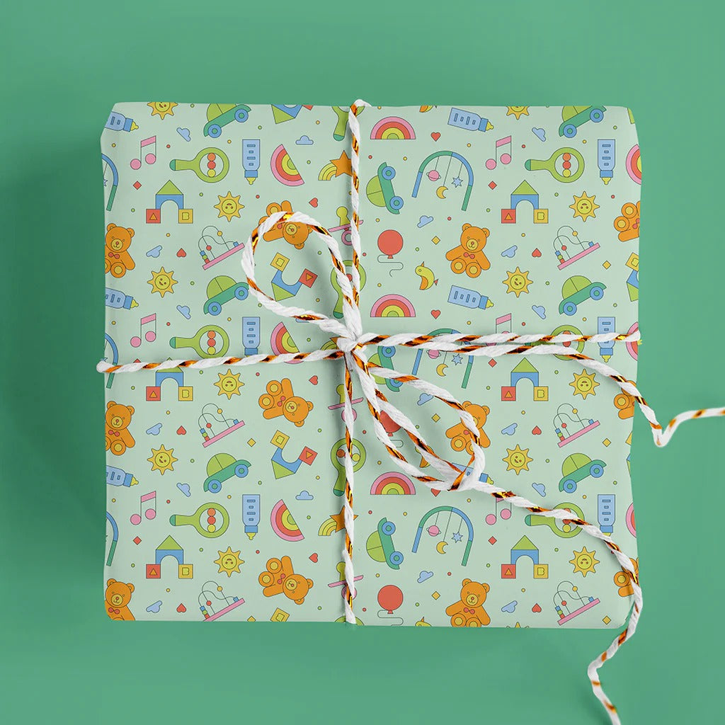 Toys Gift Wrap - Single Sheet - Parkette.