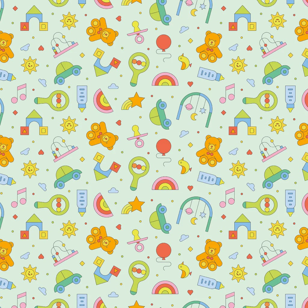 Toys Gift Wrap - Single Sheet - Parkette.