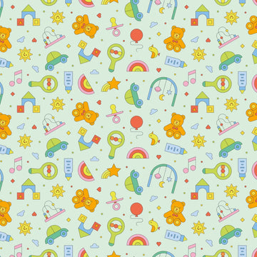 Toys Gift Wrap - Single Sheet - Parkette.
