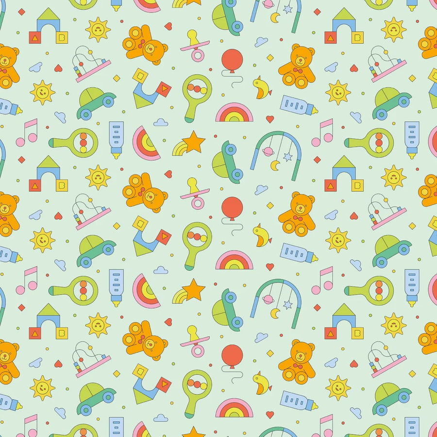 Toys Gift Wrap - Single Sheet - Parkette.