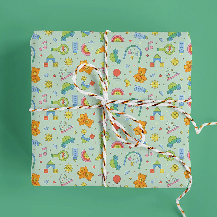 Toys Gift Wrap - Single Sheet - Parkette.