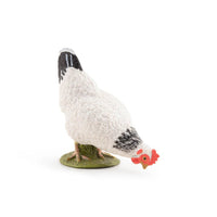 Pecking White Hen Figurine - Parkette.