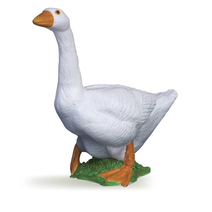 White Goose Figurine - Parkette.