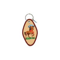 Hey Good Lookin' Embroidered Keychain - Parkette.