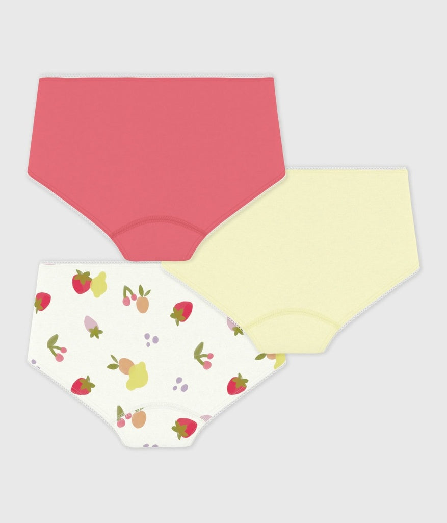 3-Pack Fruit Print Culottes