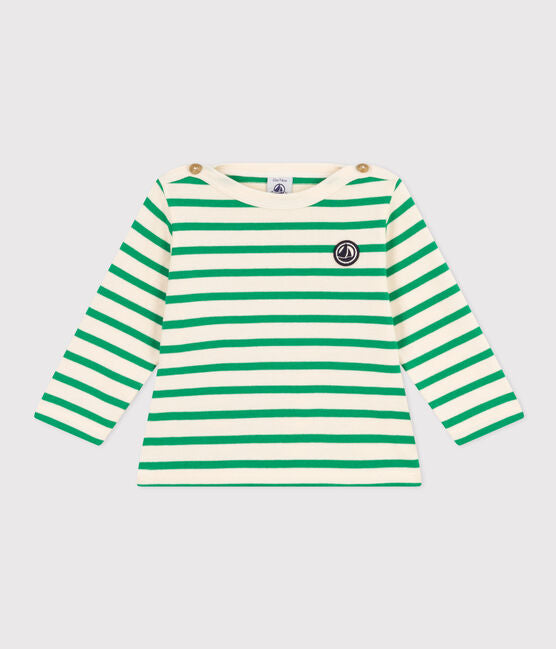 BABIES' THICK COTTON BRETON TOP - Parkette.