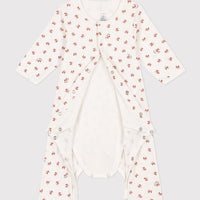 Babies' Footless Cotton Bodyjama - Foxes - Parkette.