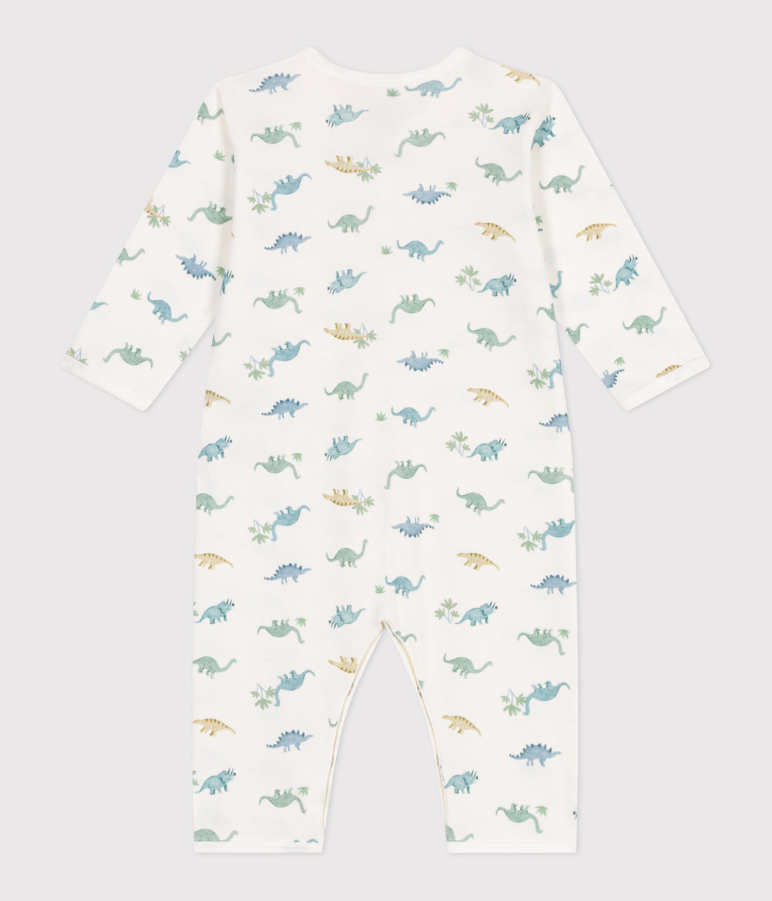 Babies' Footless Cotton Dinosaur Pajamas - Parkette.