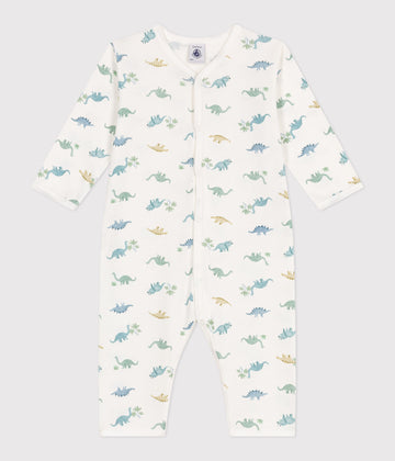 Babies' Footless Cotton Dinosaur Pajamas - Parkette.