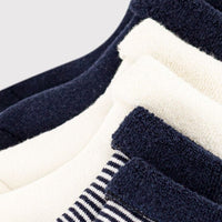 BABIES' KNITTED SOCKS - 3-PACK (NAVY AND WHITE) - Parkette.