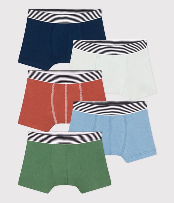 Cotton Boxer Shorts - 5 Pack - Parkette.