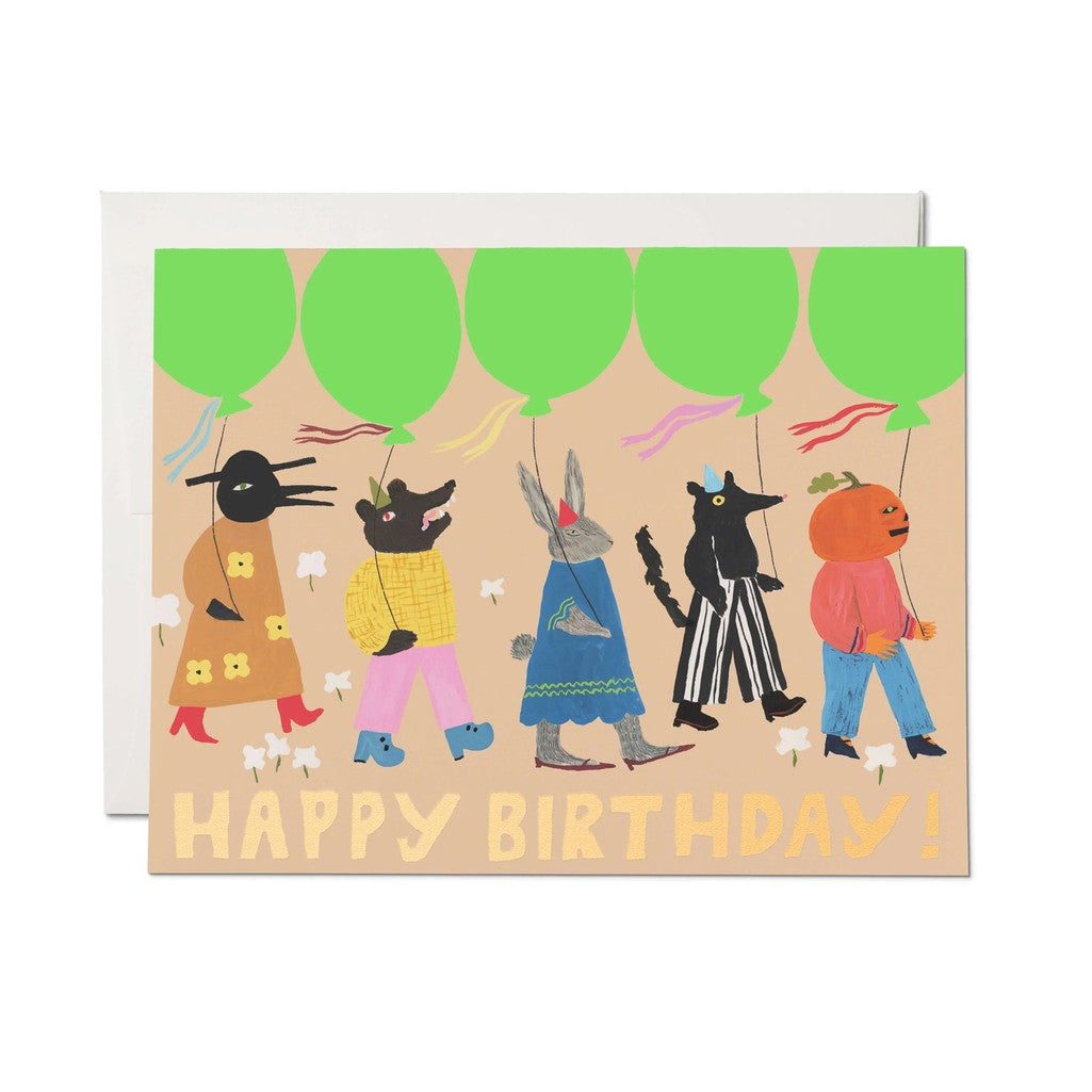 Birthday March Greeting Card - Parkette.